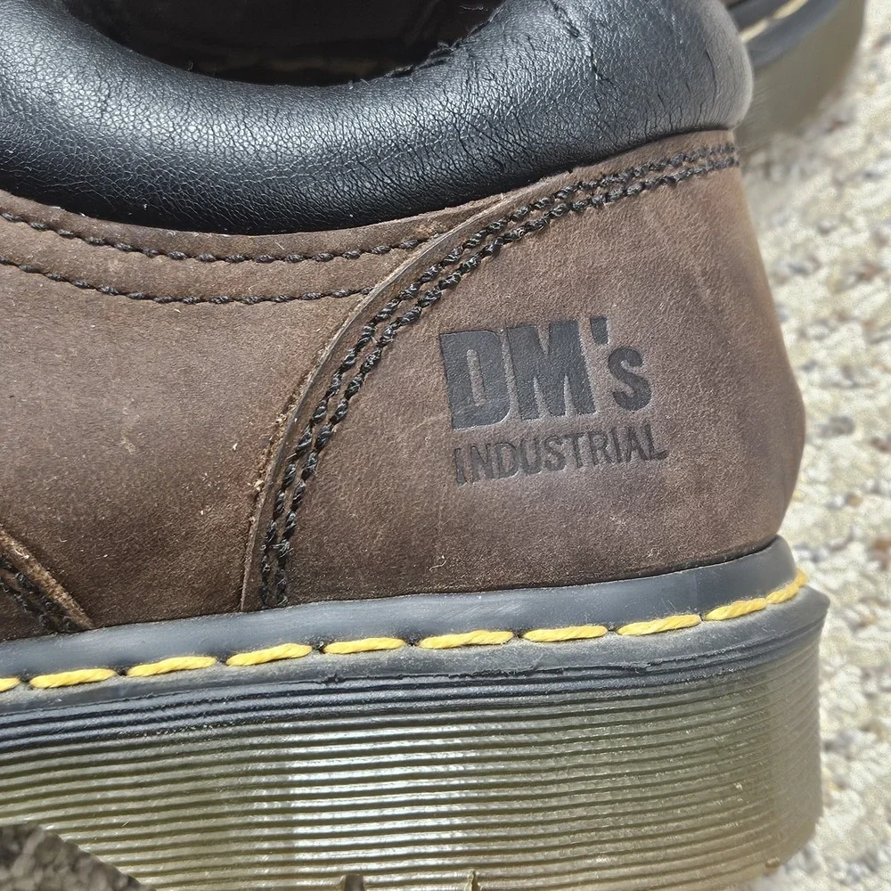 Dr Martens Industrial Steel Toe Shoes Slip‎ Resistant  Men's 13 ASTM F2413-05